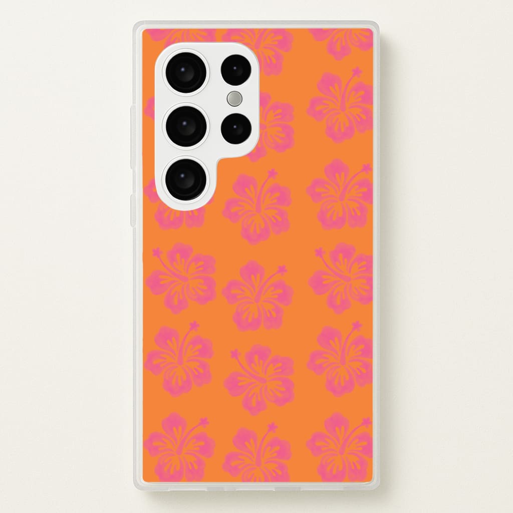 Hibiscus Heatwave Phone Case - Galaxy S24 Ultra