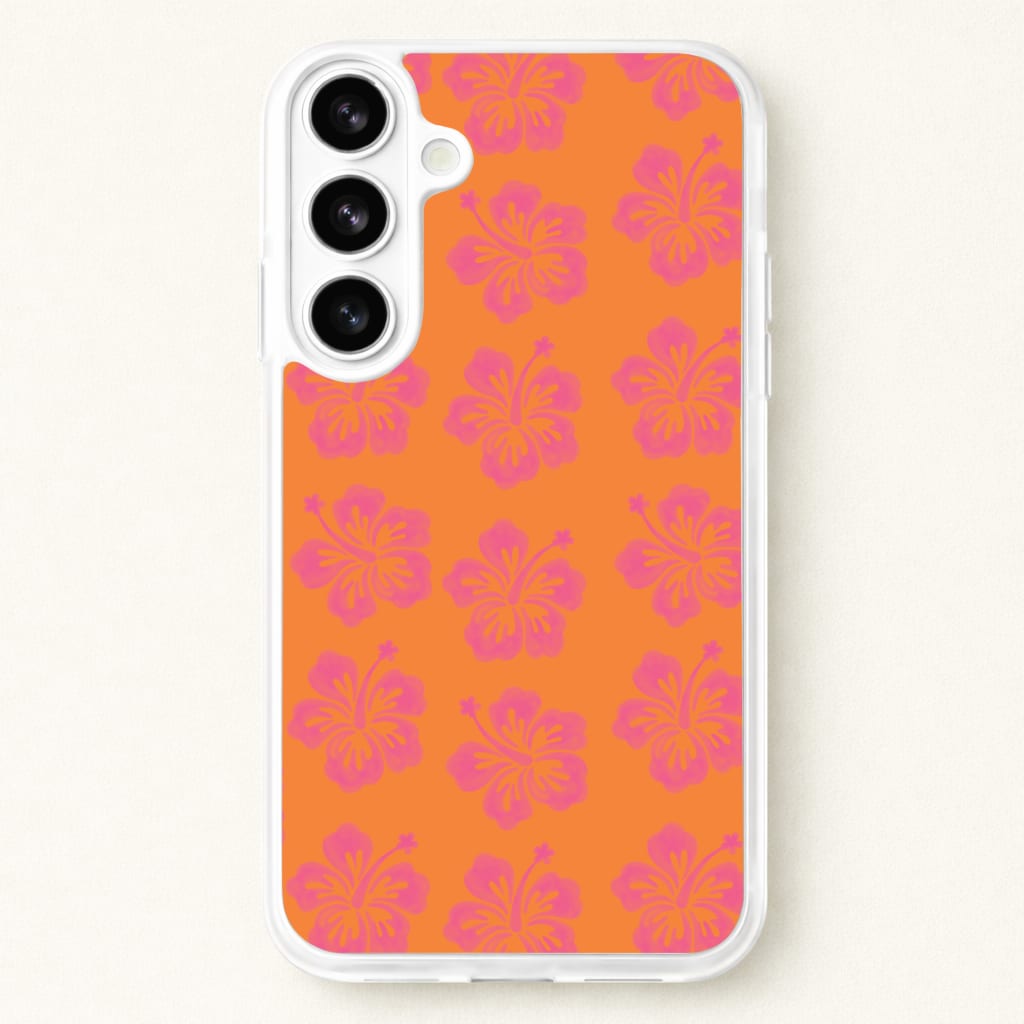 Hibiscus Heatwave Phone Case - Galaxy S26
