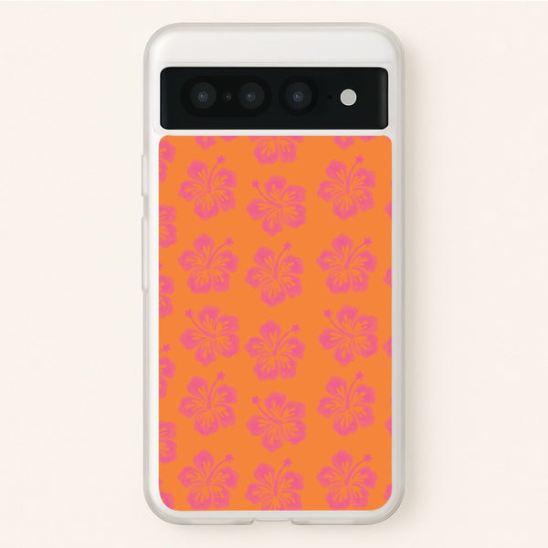Hibiscus Heatwave Phone Case - Google Pixel 7 Pro