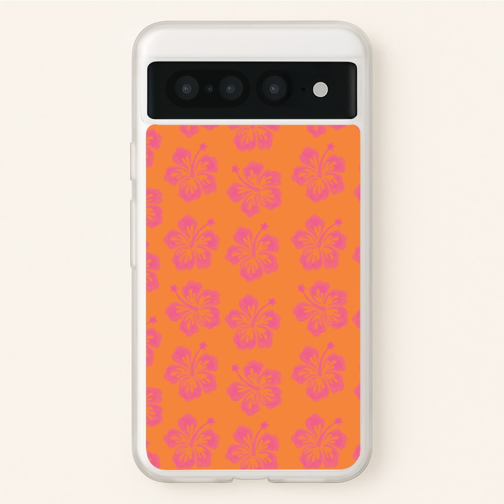 Hibiscus Heatwave Phone Case - Google Pixel 7 Pro