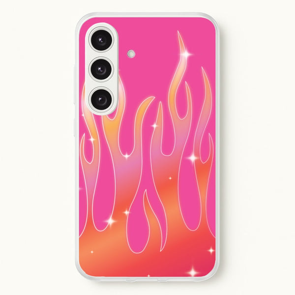 Sun Kissed Flame Phone Case - Galaxy S24