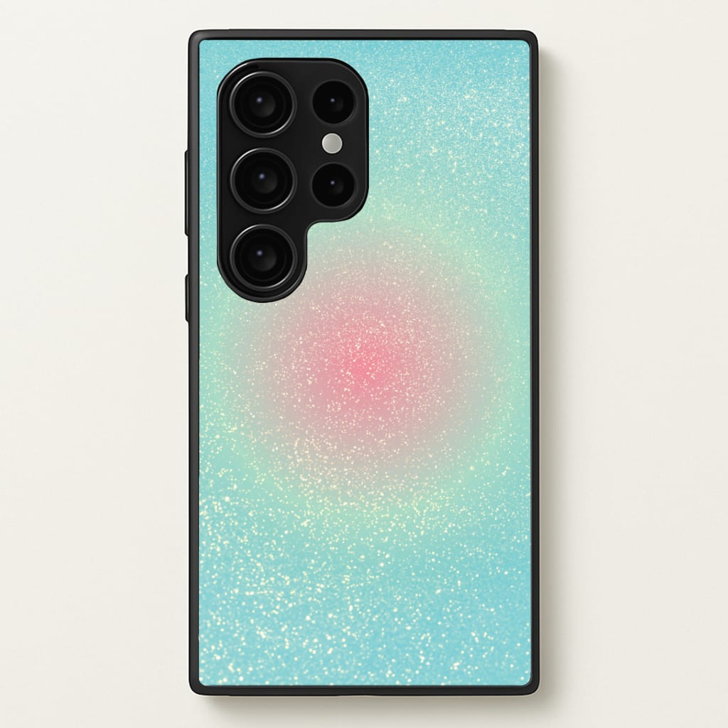 Teal Shimmer Phone Case - Galaxy S24 Ultra