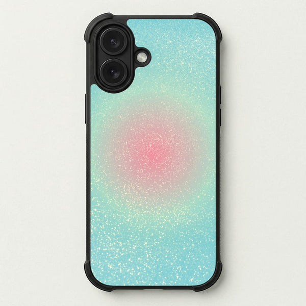 Teal Shimmer Phone Case — Bumper case