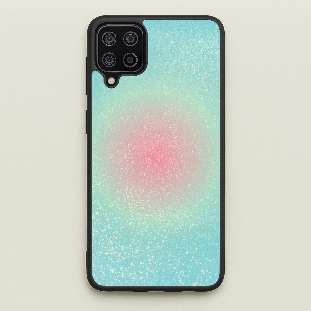Teal Shimmer Phone Case - Galaxy A12