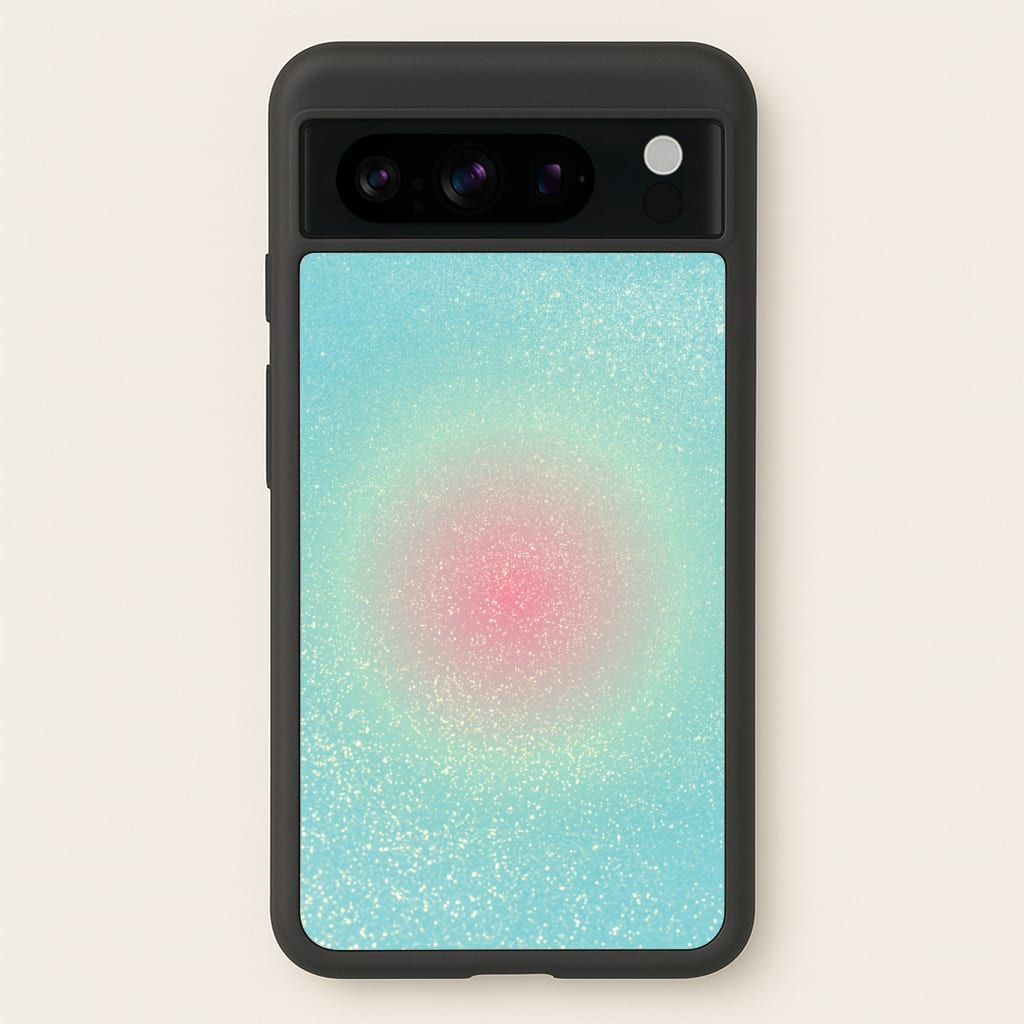 Teal Shimmer Phone Case - Google Pixel 8 Pro