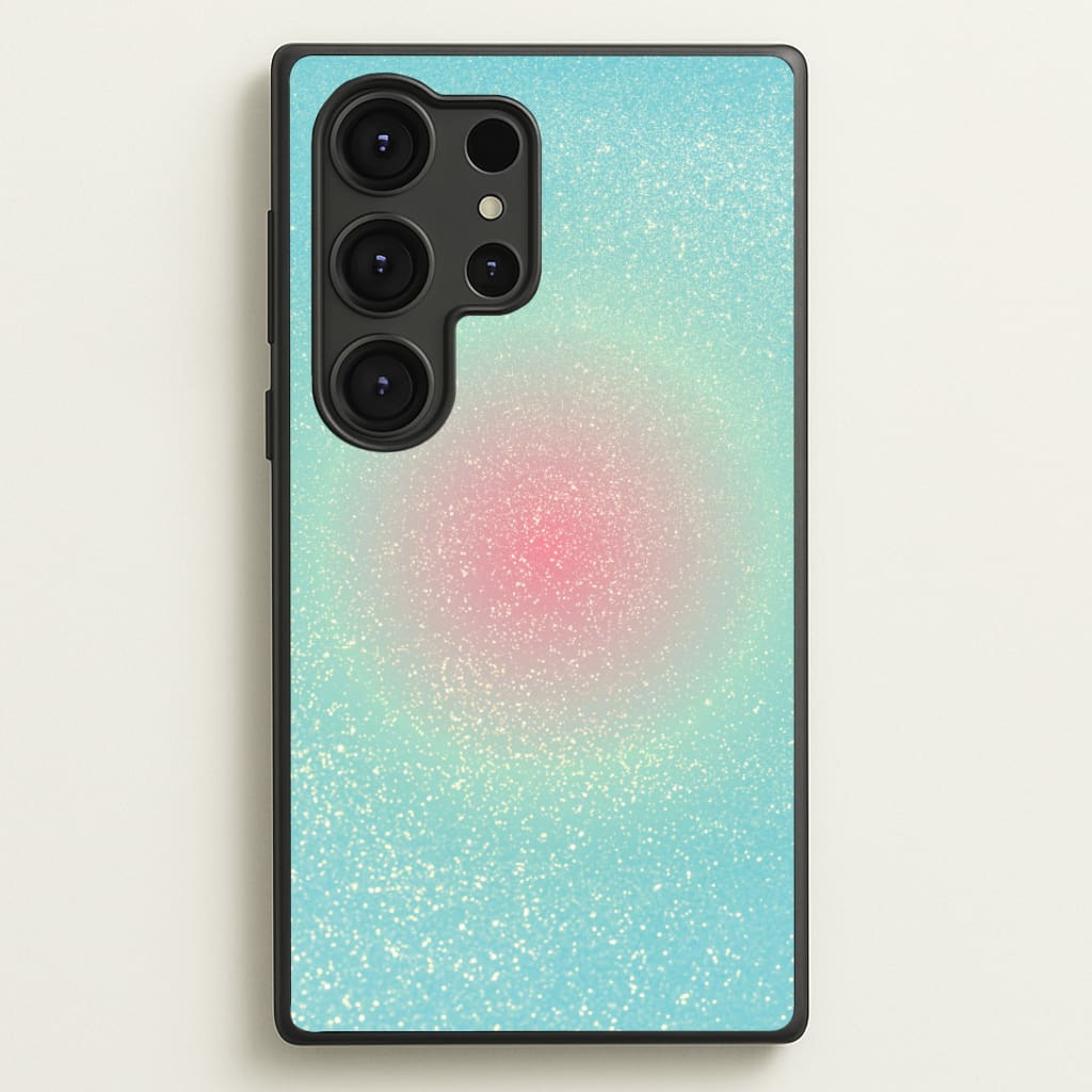 Teal Shimmer Phone Case - Galaxy S25 Ultra