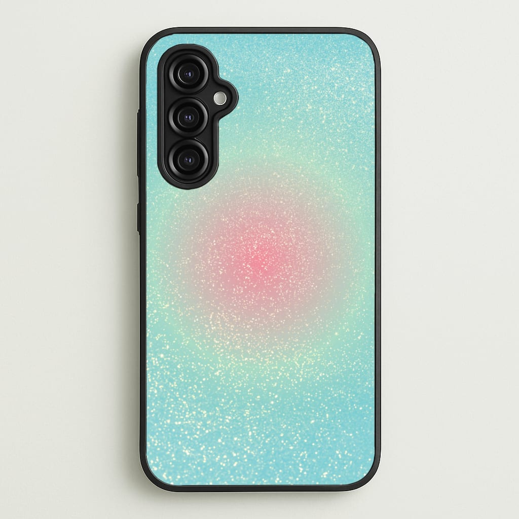 Teal Shimmer Phone Case - Galaxy A14