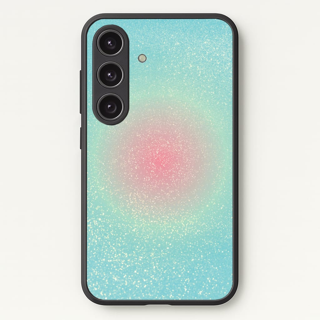 Teal Shimmer Phone Case - Galaxy S25 Plus