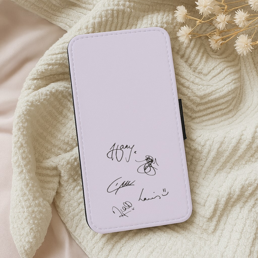 1D Signatures Wallet Phone Case
