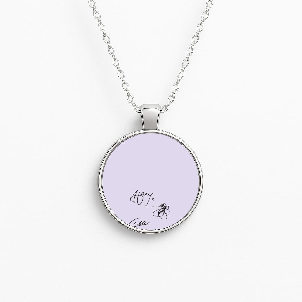 1D Signatures Circle Necklace