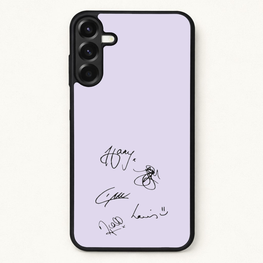 1D Signatures Phone Case for Galaxy A57