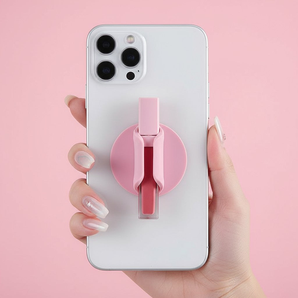 Lip Gloss Holder Sticker - Light Pink