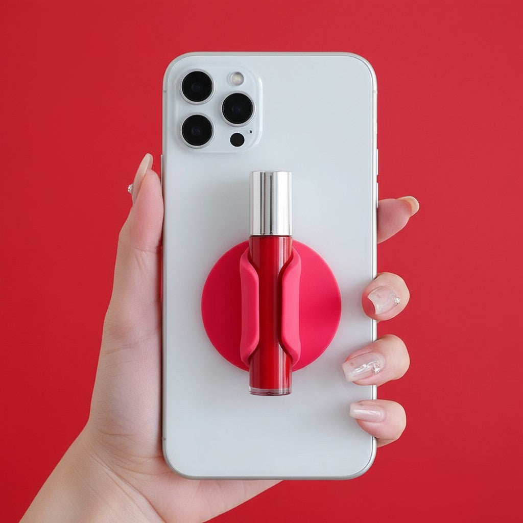 Lip Gloss Holder Sticker - Red