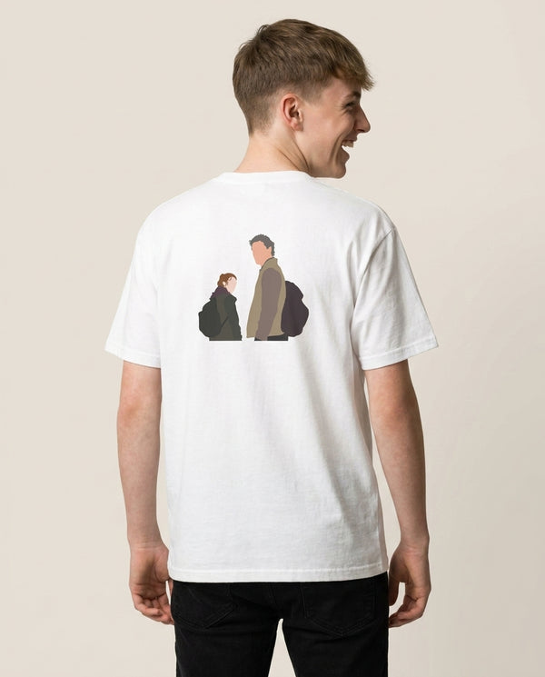T-Shirt — White Back, worn