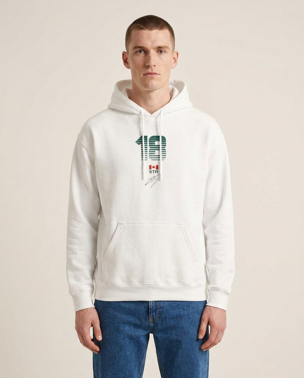Stroll - F1 Hoodie — White Front, worn