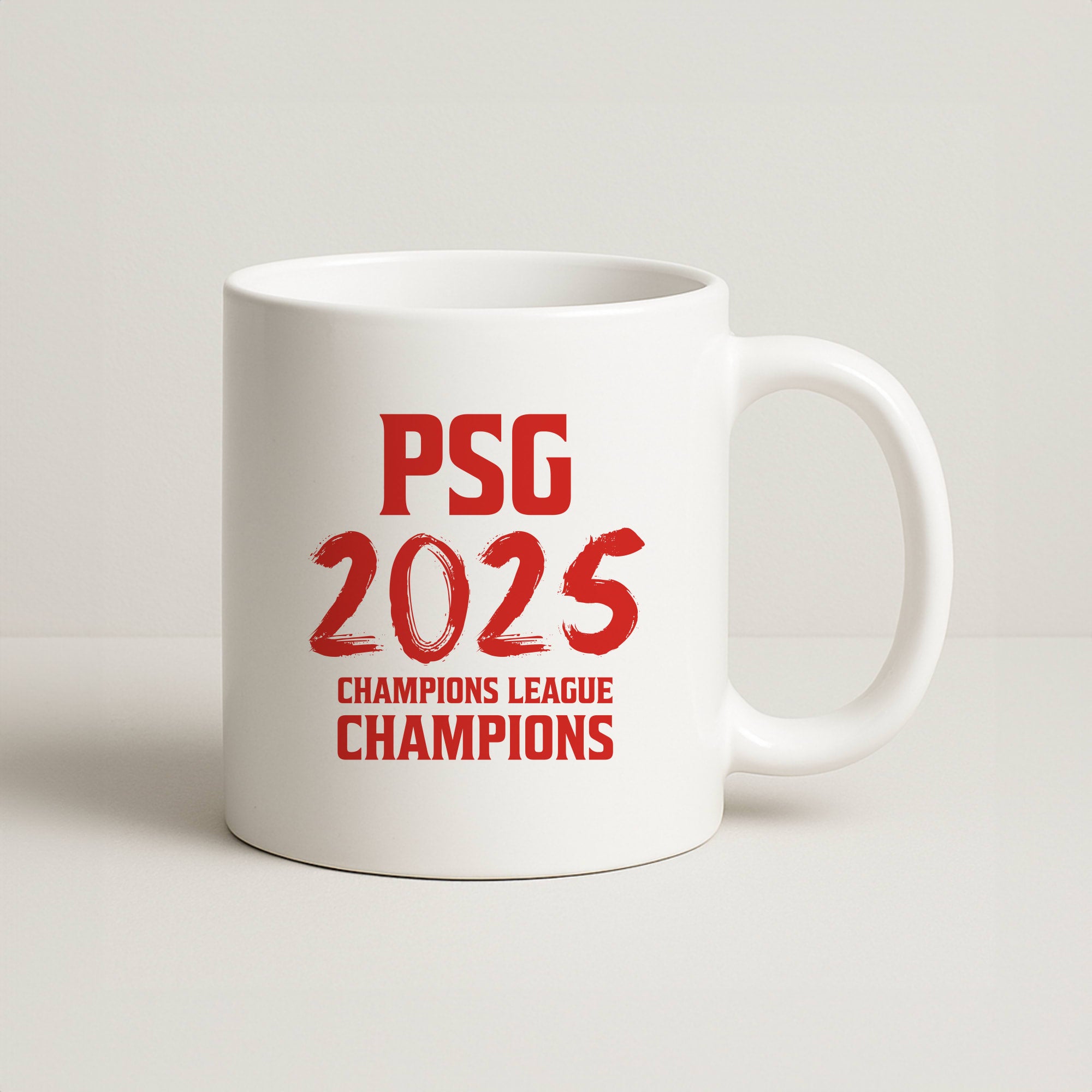 Champion League Winners 25 PSG Coffee Mug