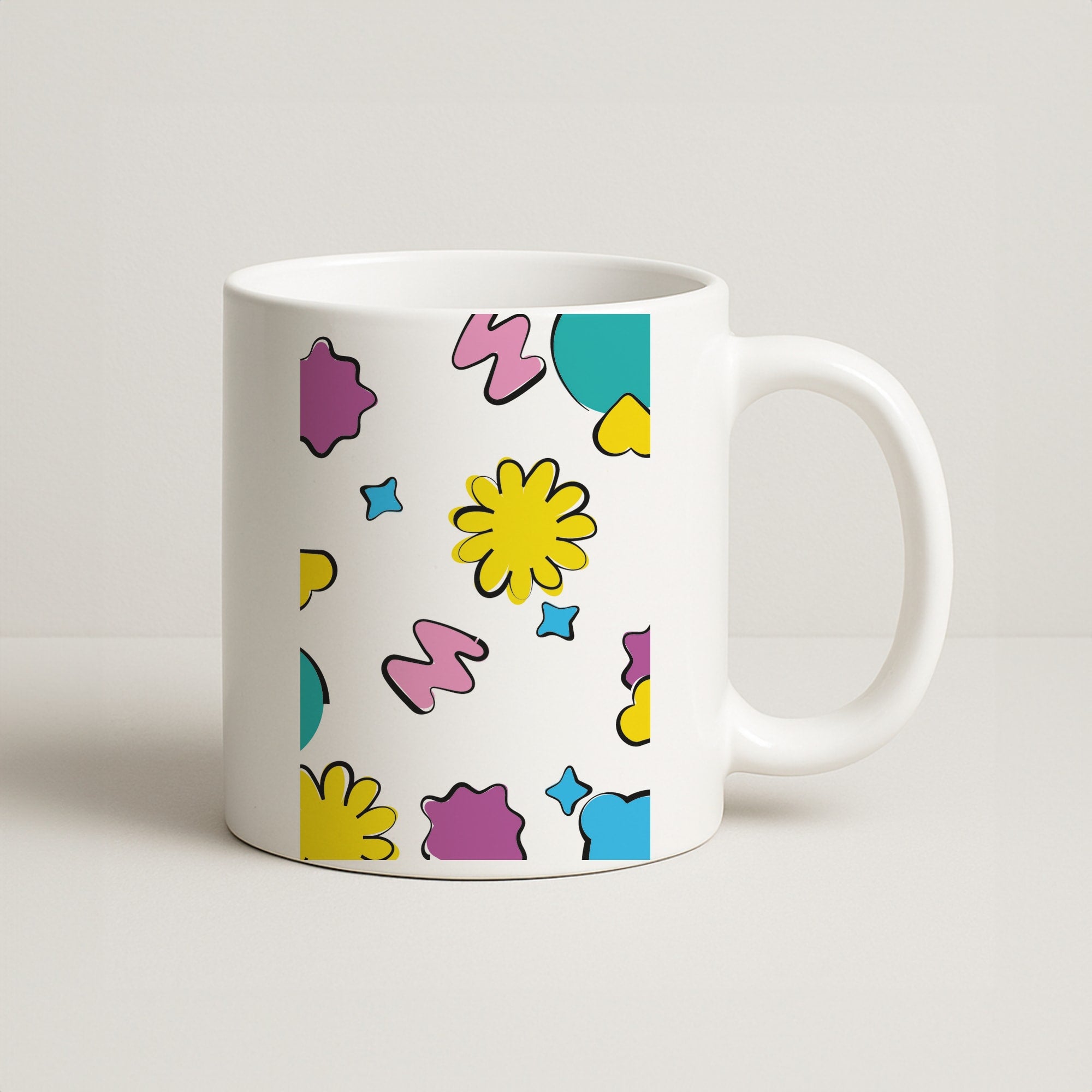 K-Pop Band Flowers Patterns Coffee Mug