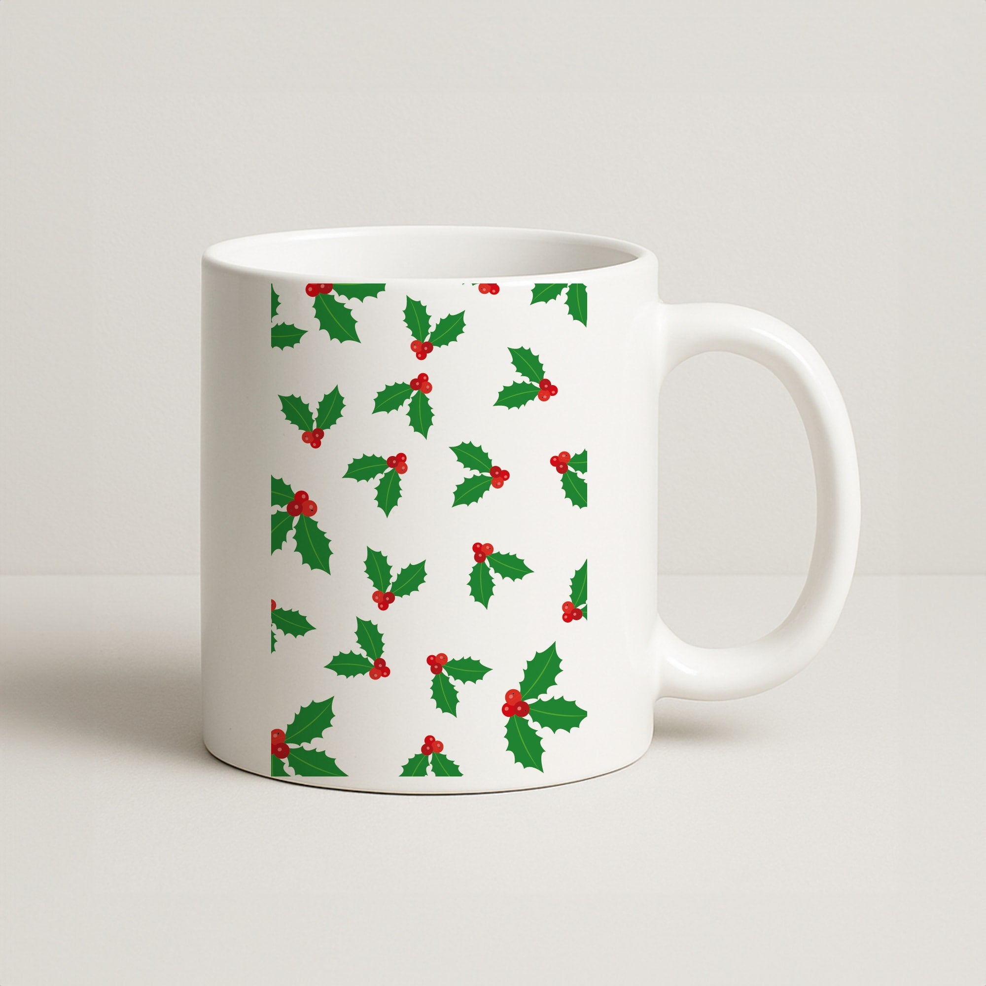 Holly - Christmas Patterns Coffee Mug