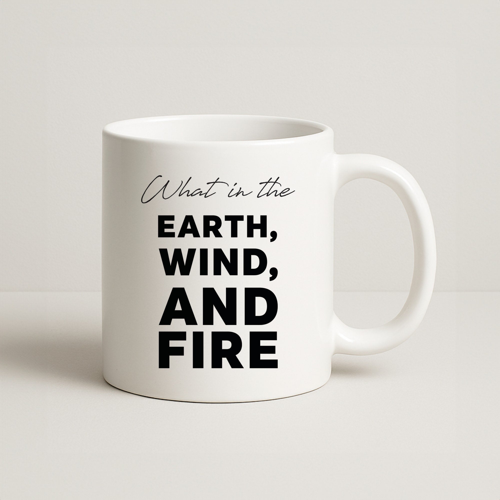 What In The Earth, Wind And Fire Coffee Mug