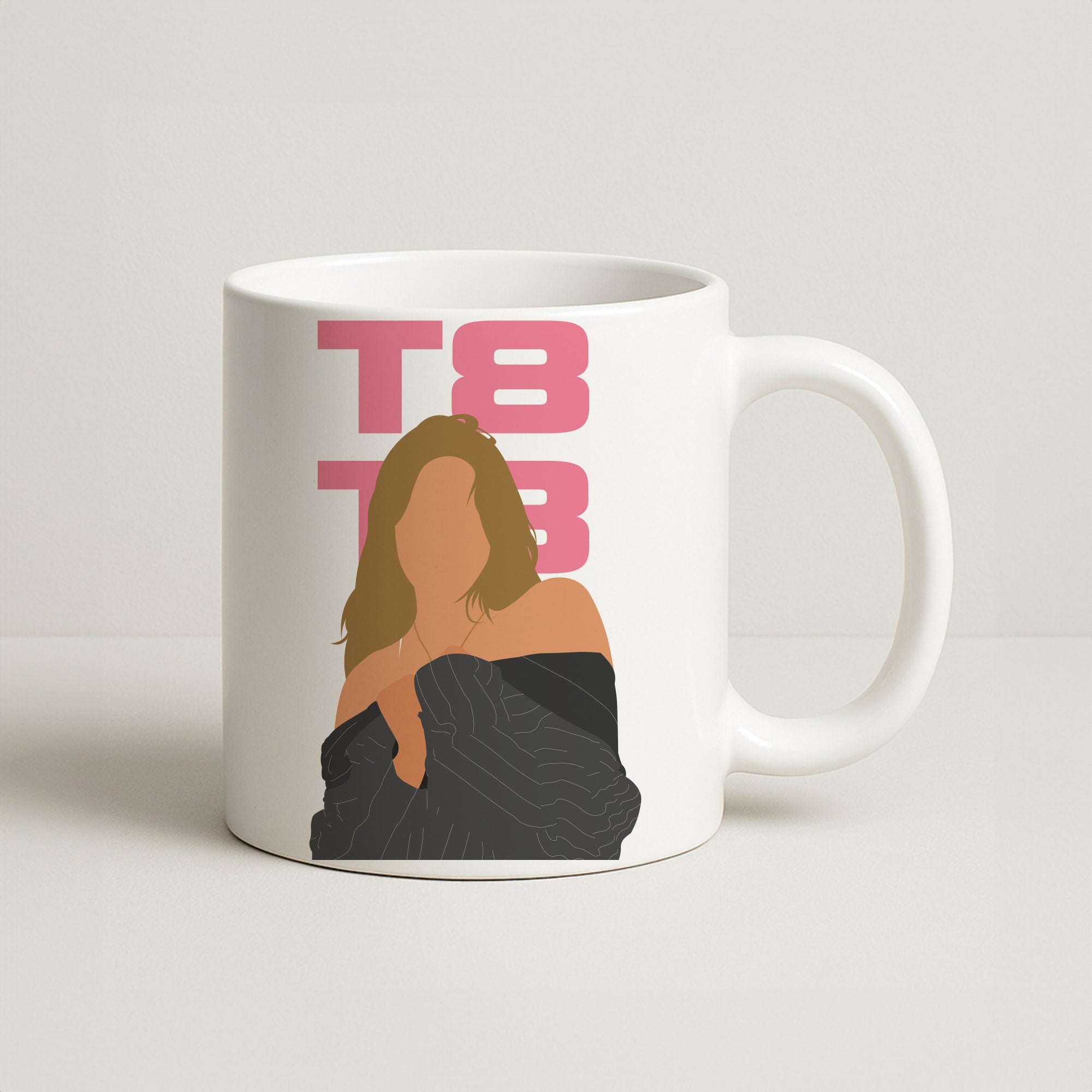 T8 Pink  Coffee Mug