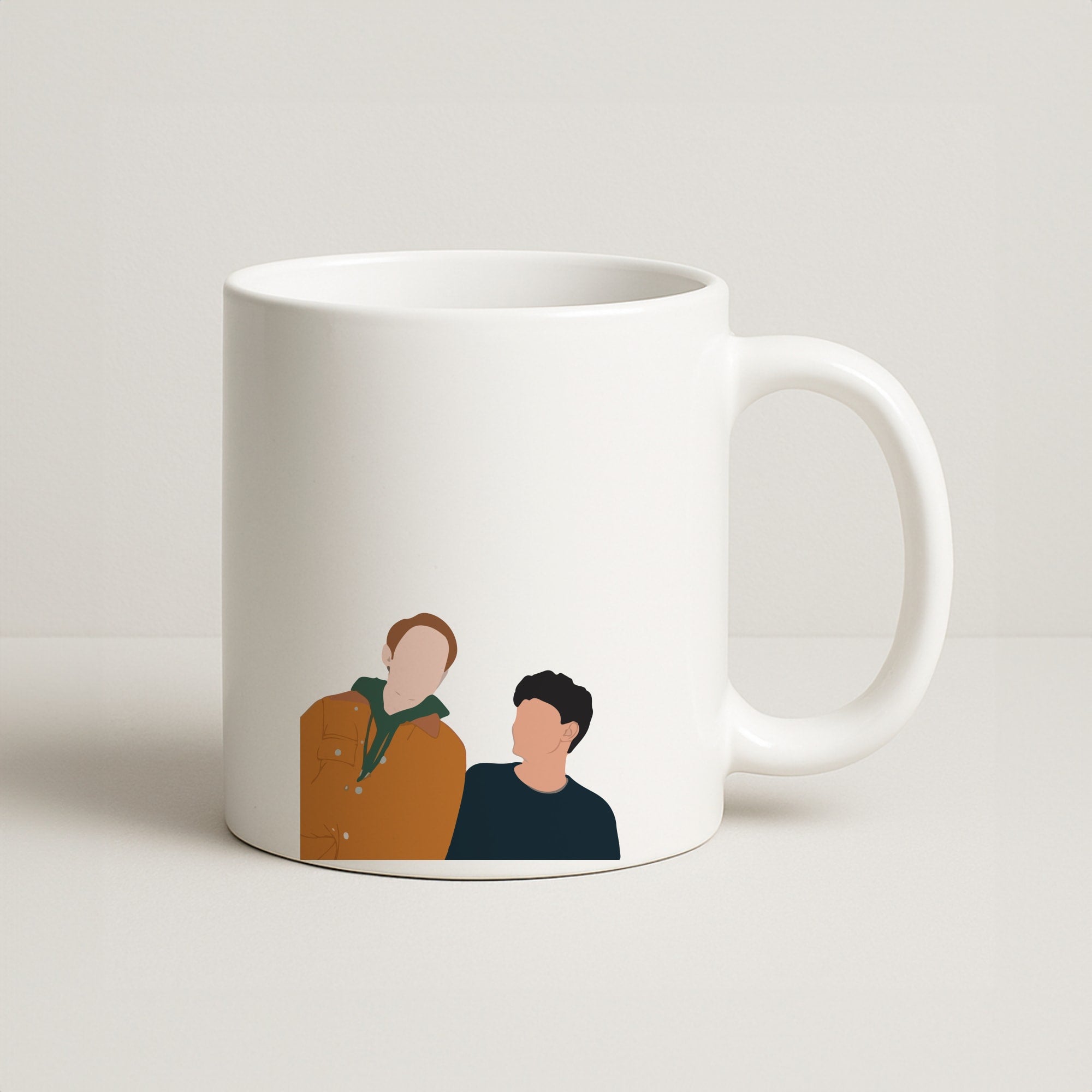 Nick And Charlie - Heart TV Coffee Mug