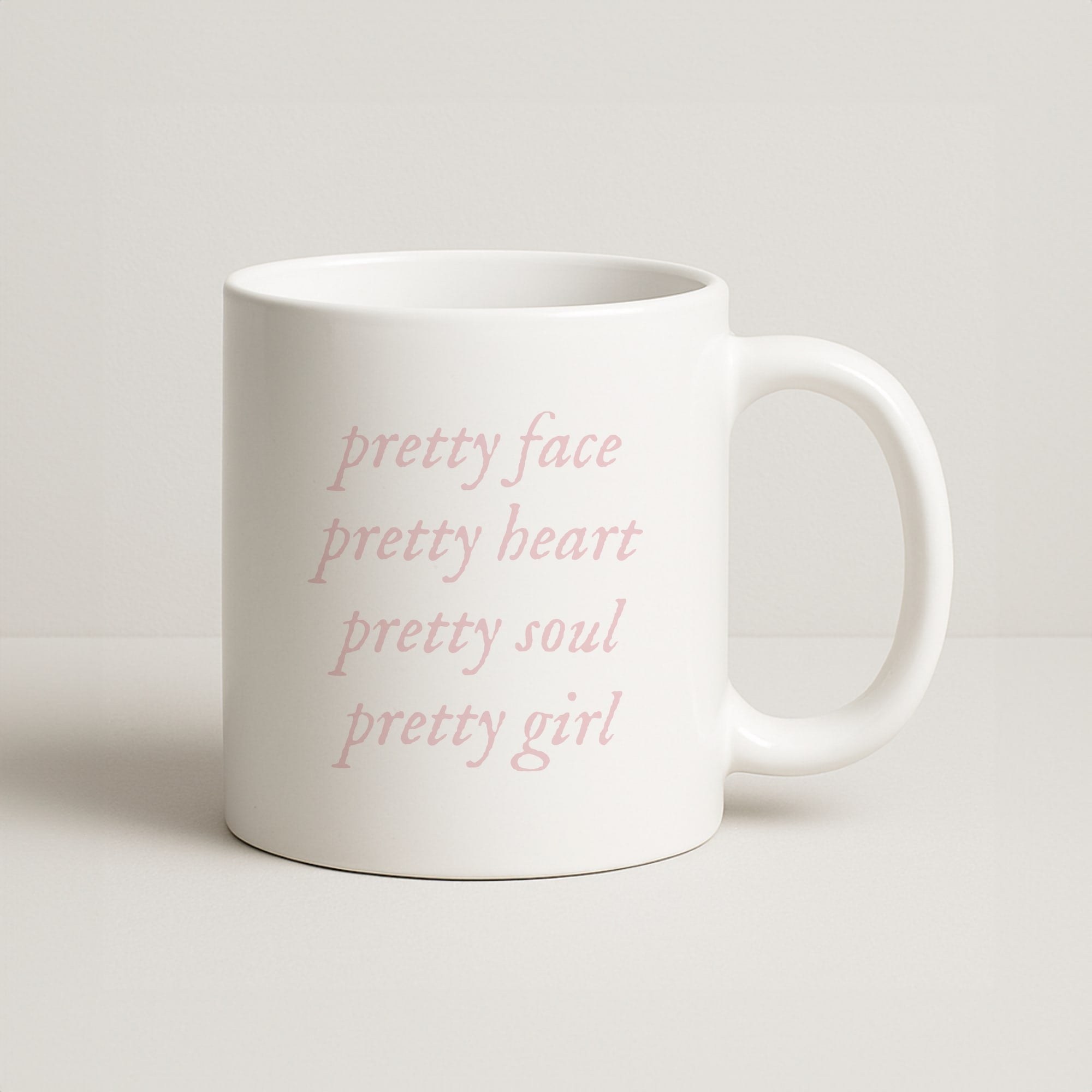 Pretty Girl - Clean Girl Aesthetic Coffee Mug