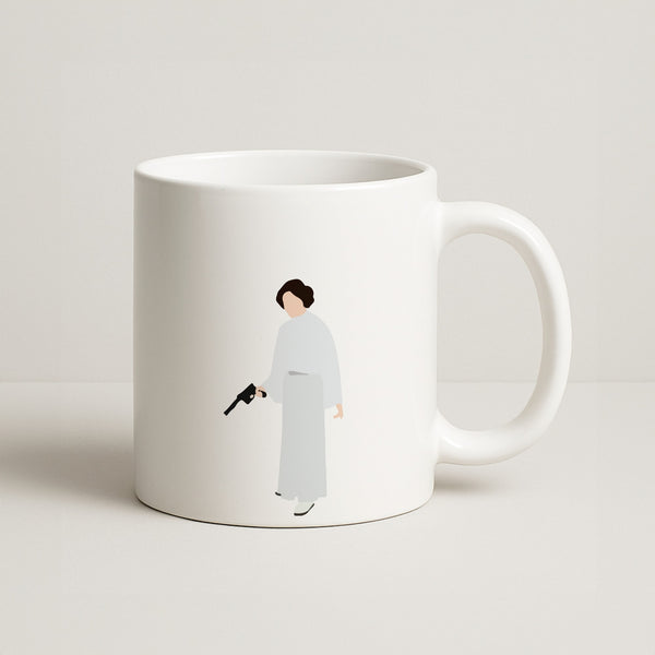 Leia Faceless With Gun Coffee Mug