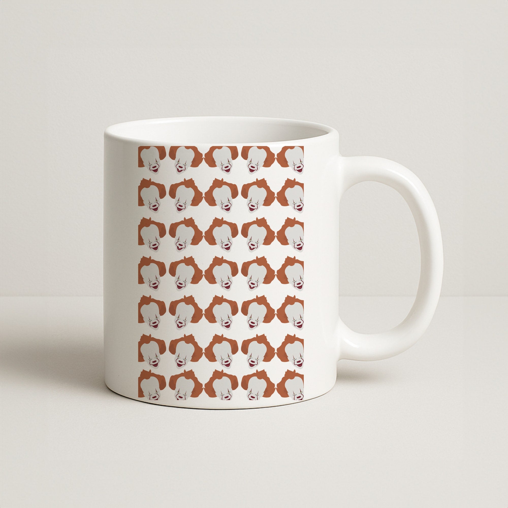 Clown Pattern Coffee Mug
