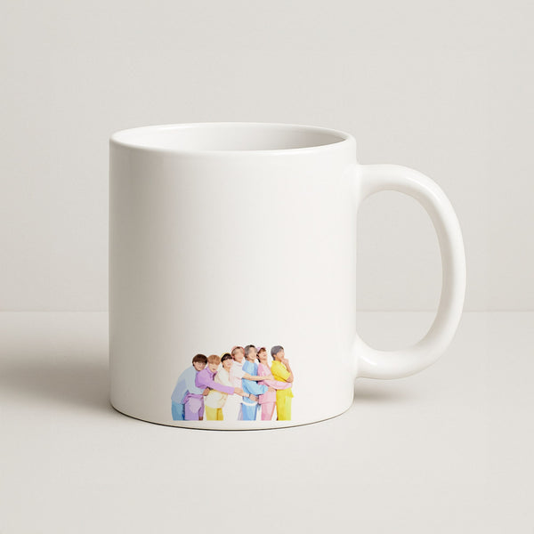 Colourful K-Pop Band Band Coffee Mug