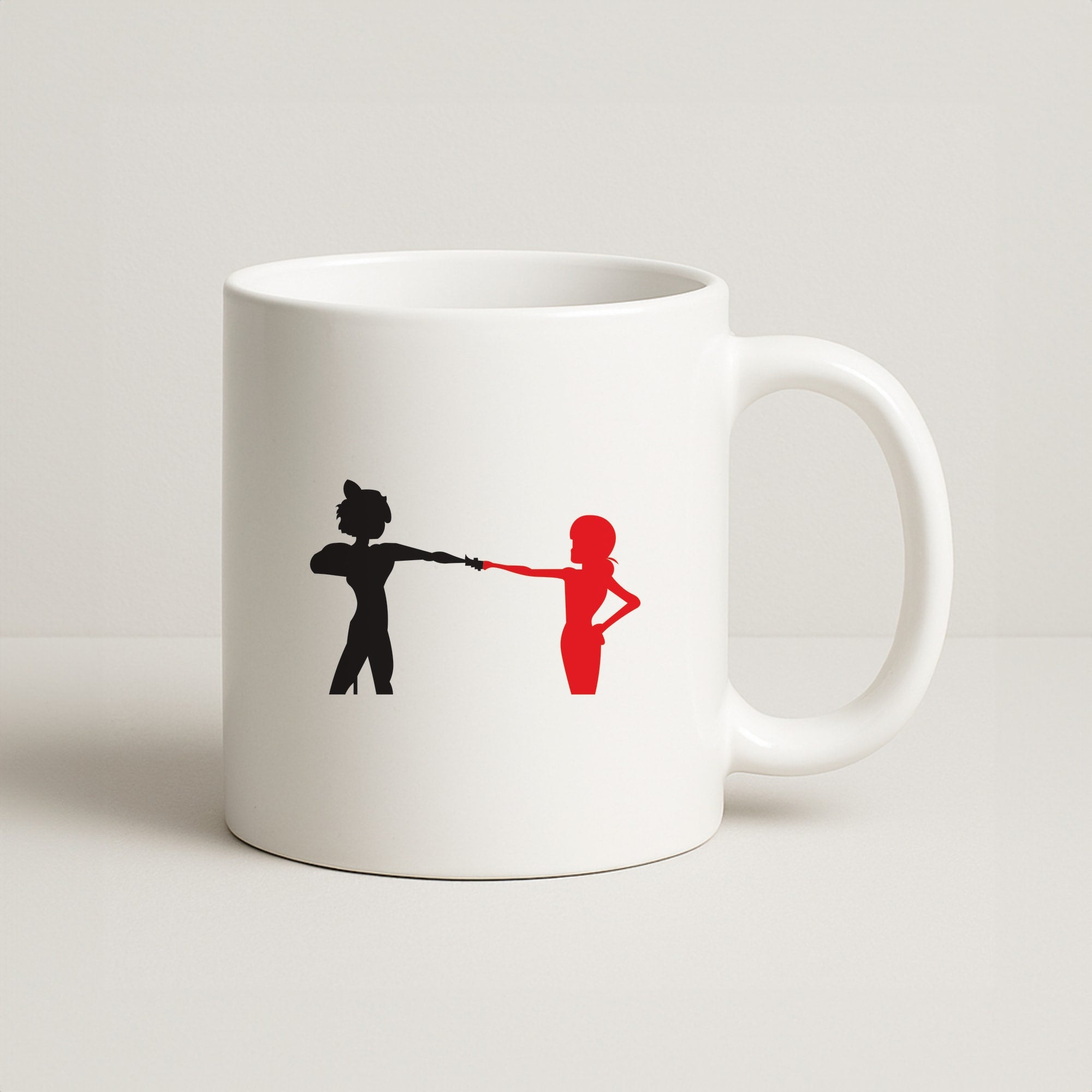 Red And Black Coffee Mug