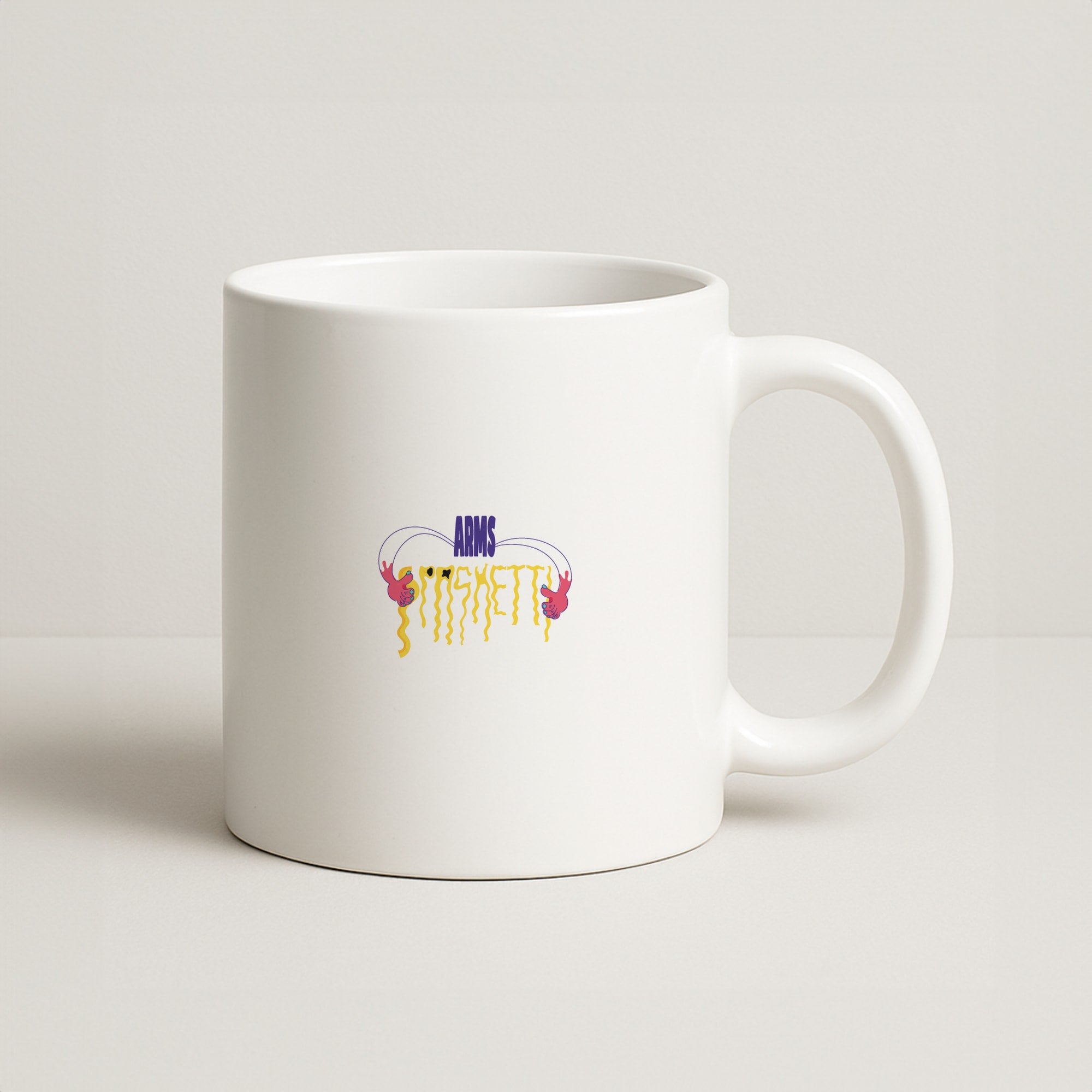 Arms Spaghetti - Pink Coffee Mug