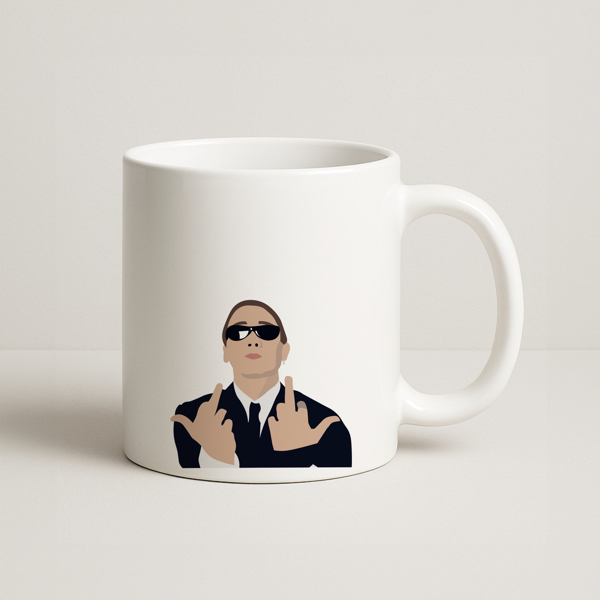 Middle Finger Coffee Mug