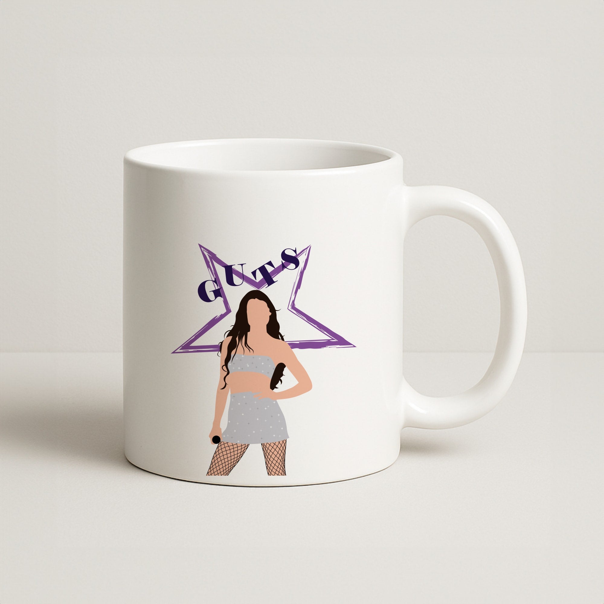 Dark Purple Olivia Coffee Mug