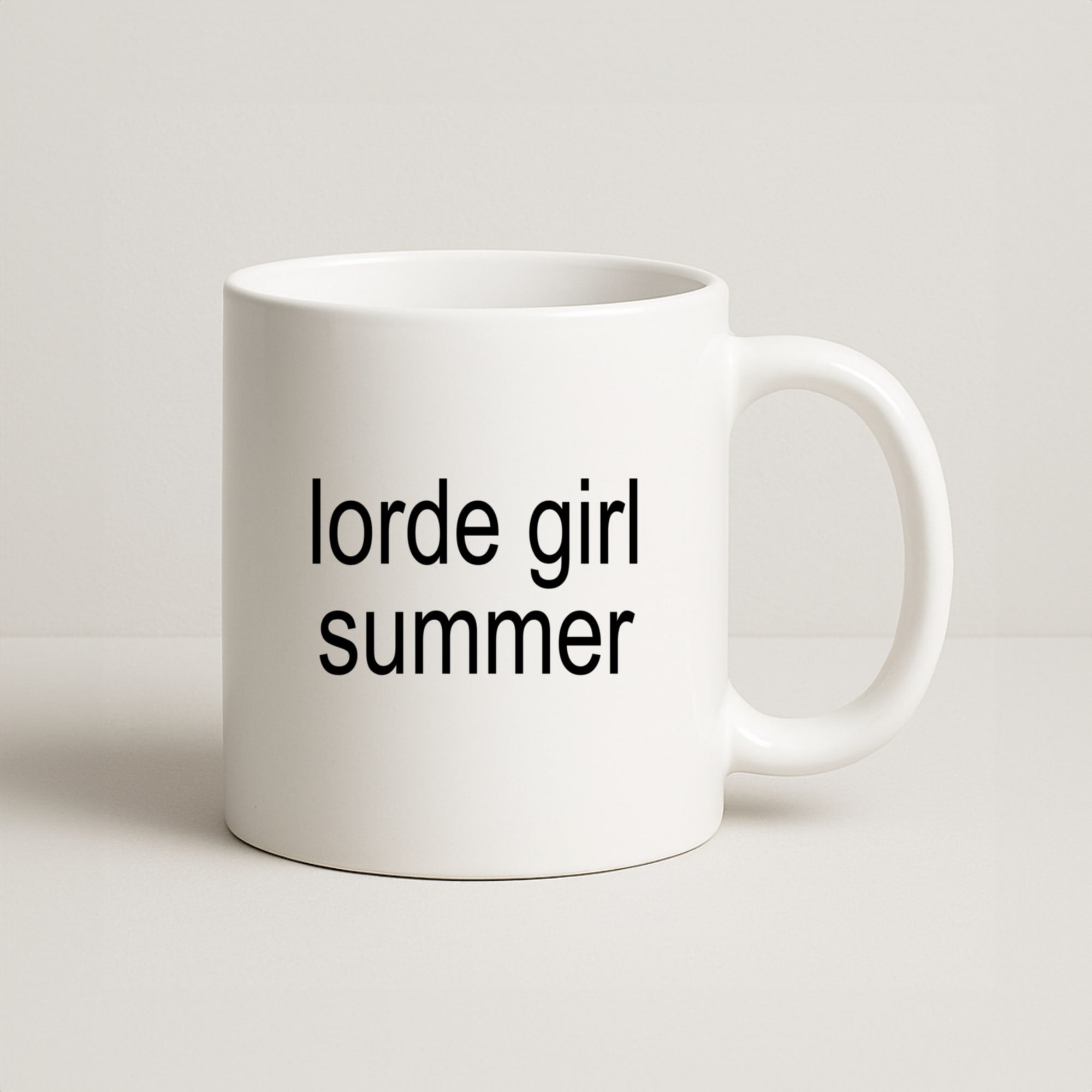 Lorde Girl Summer Coffee Mug