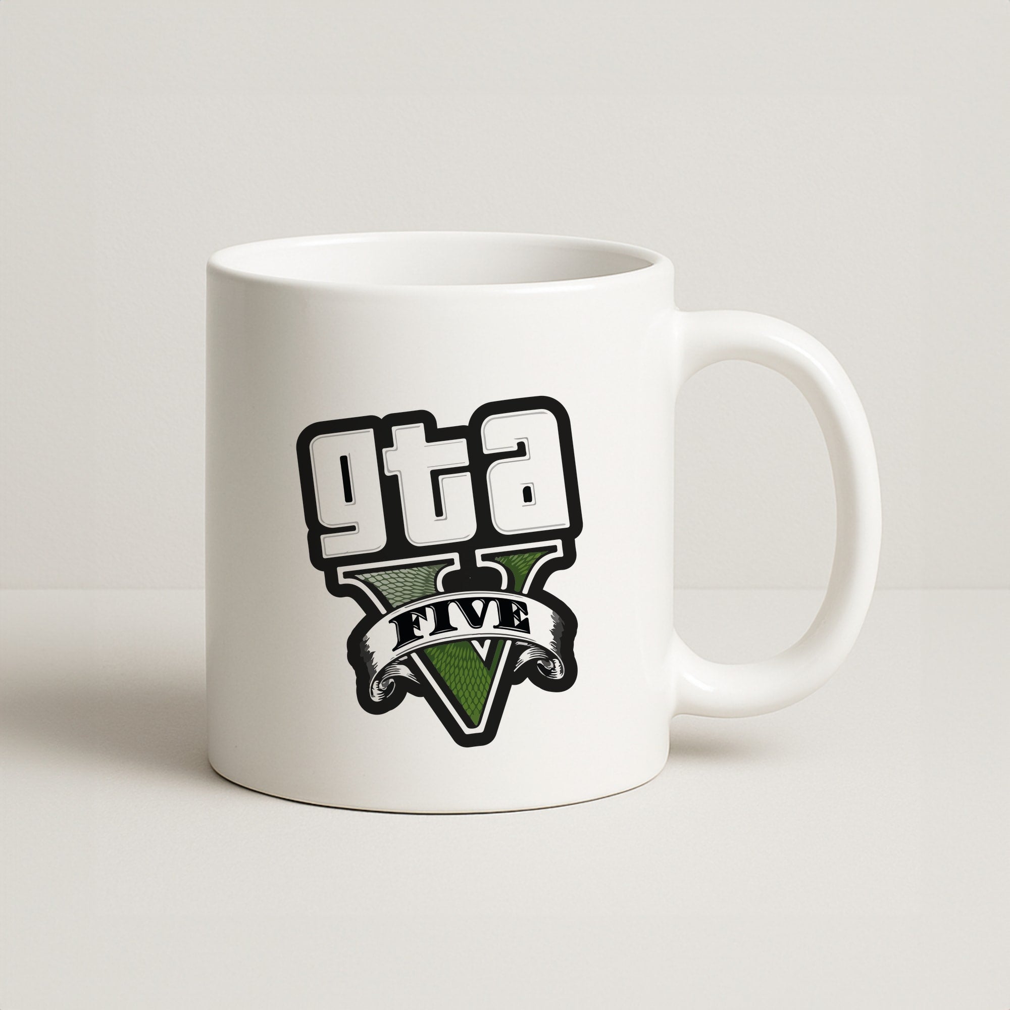 Green Five - Video Game Coffee Mug