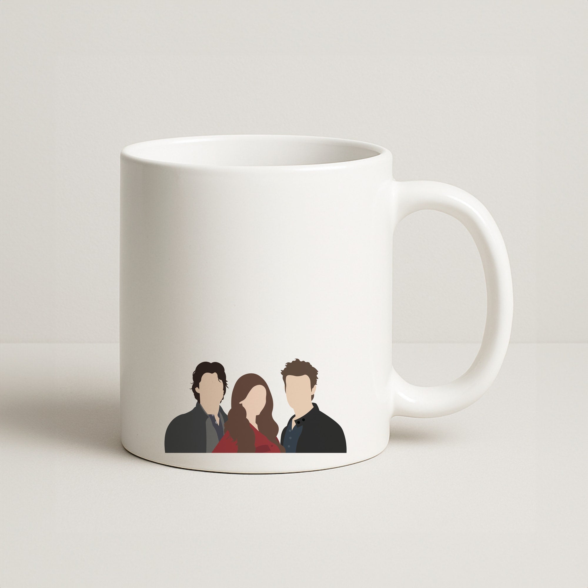 Elena, Damon And Stefan - VD Coffee Mug