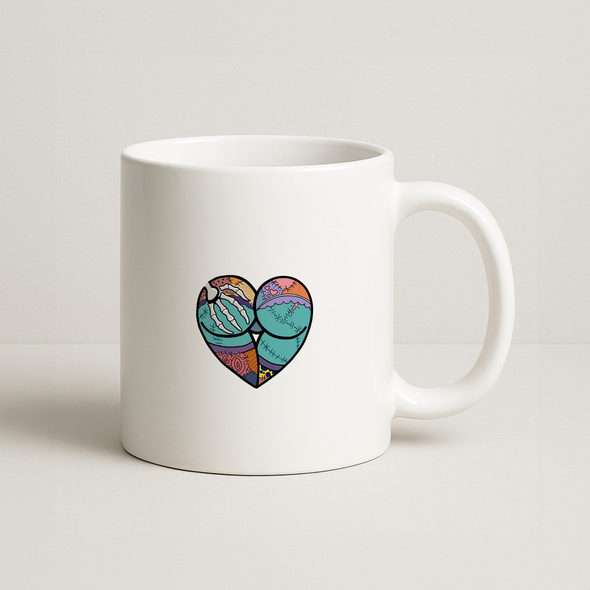 Sally And Jack Heart - TNBC Coffee Mug