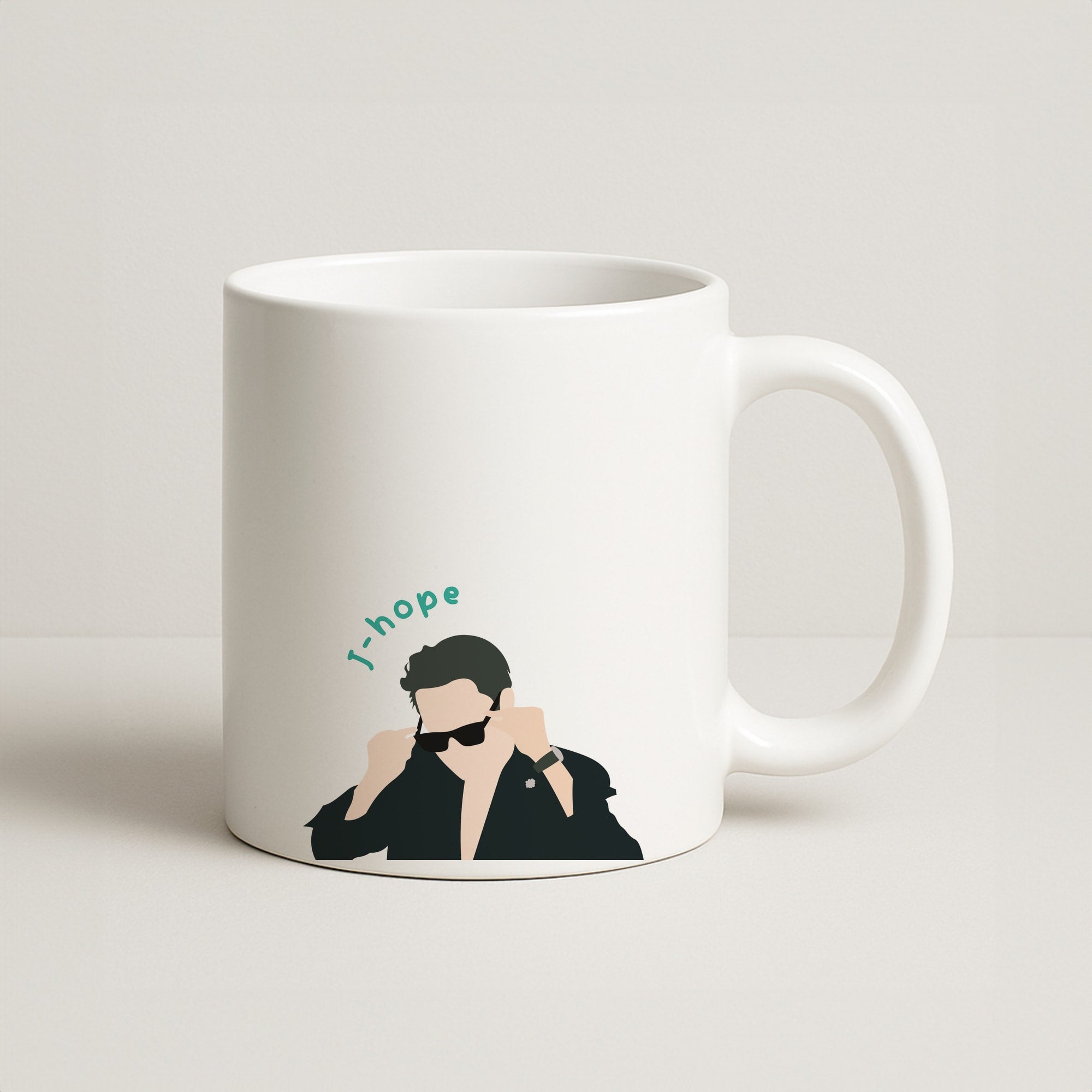 J-Hope Glasses - K Pop Coffee Mug