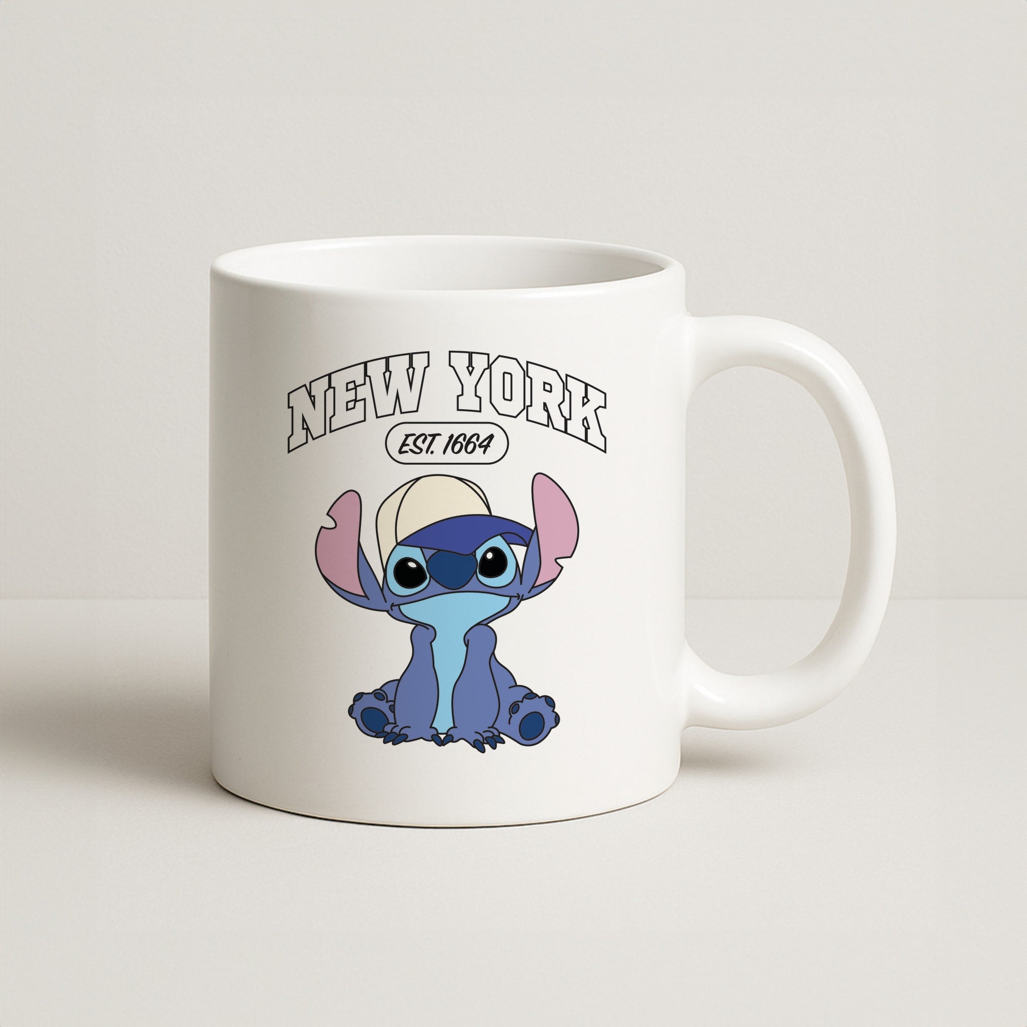New York Blue Alien Coffee Mug