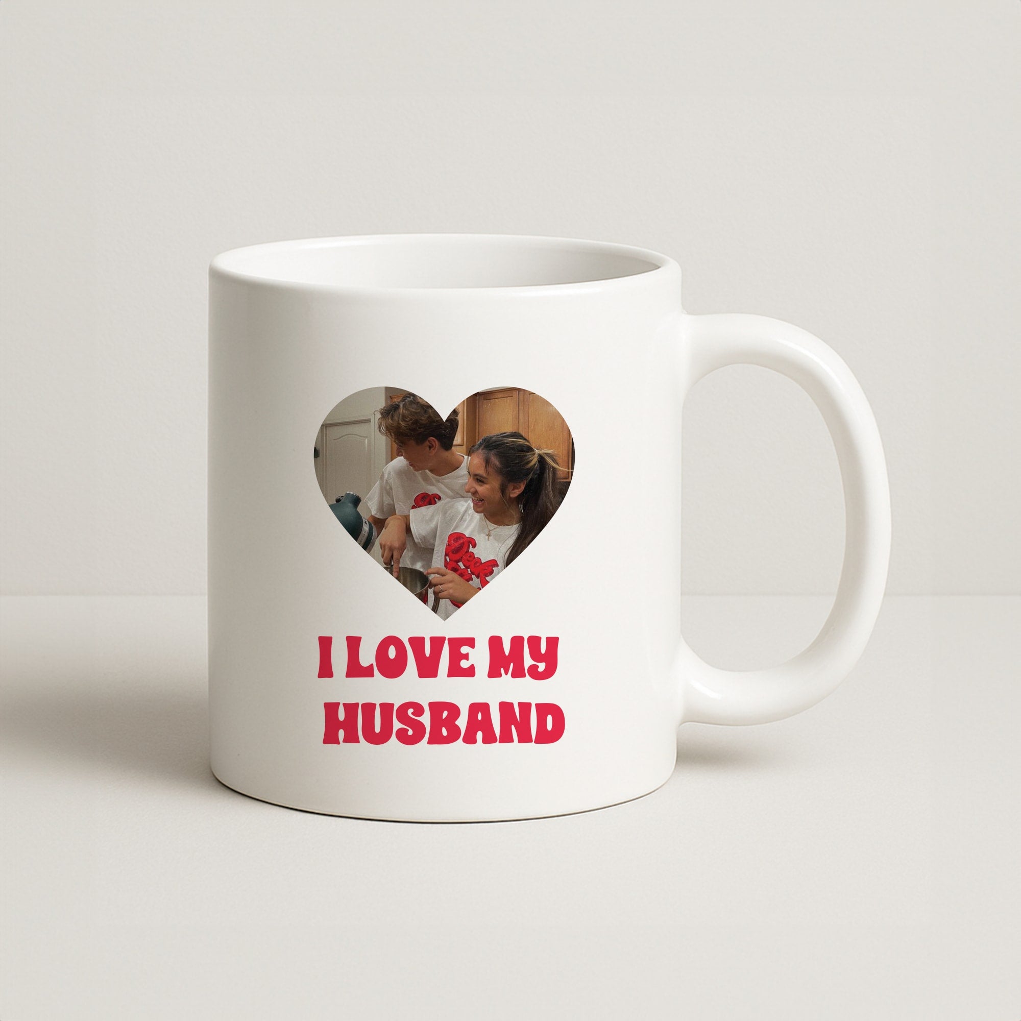 I Love My Husband - Personalised Couples Coffee Mug