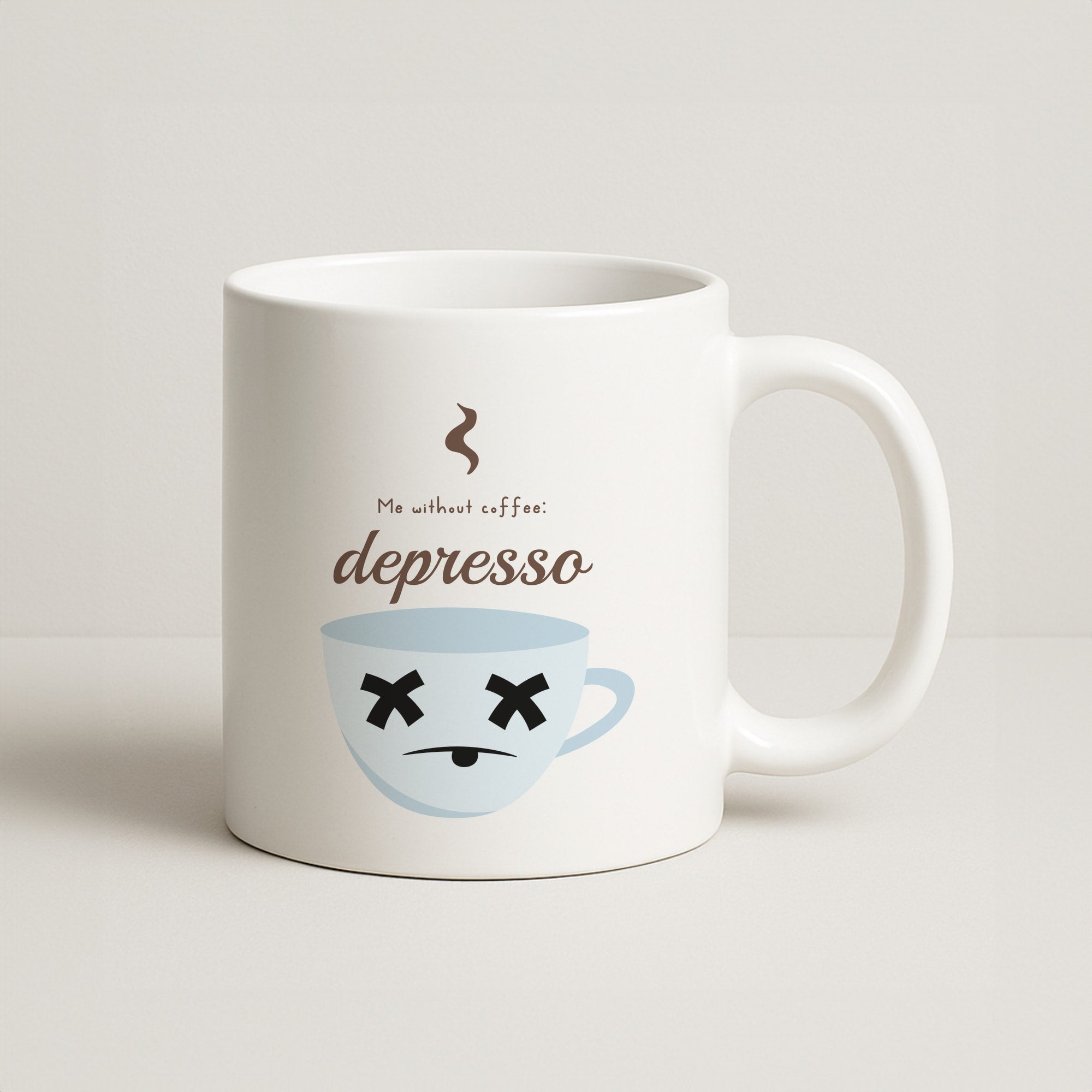 Depresso - Funny Quotes Coffee Mug