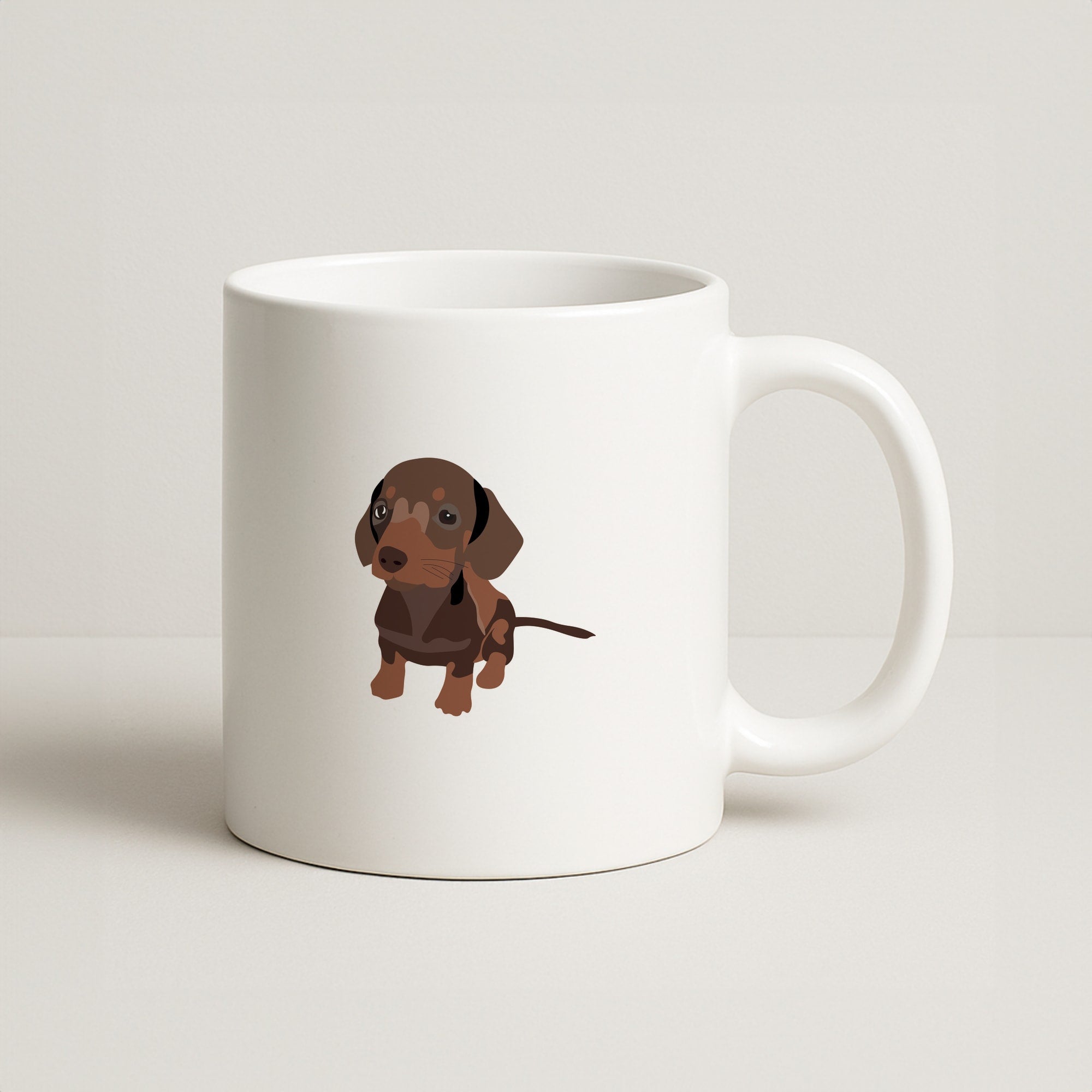 Brown - Dachshunds Coffee Mug