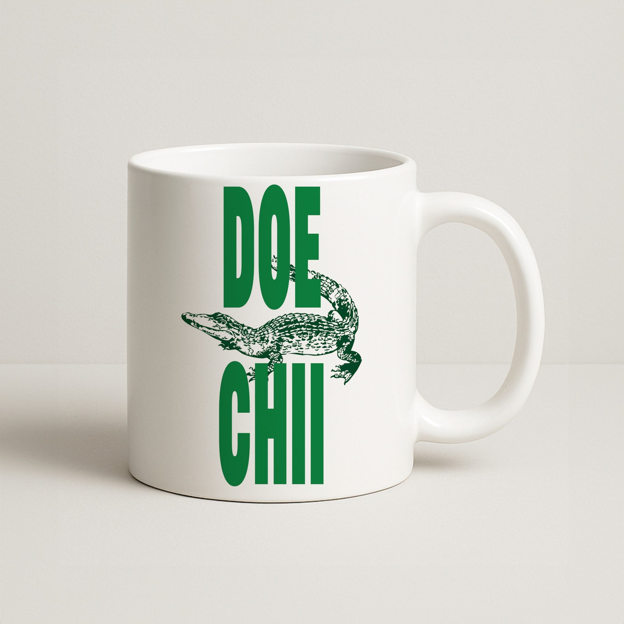 Rapper Alligator Print Coffee Mug