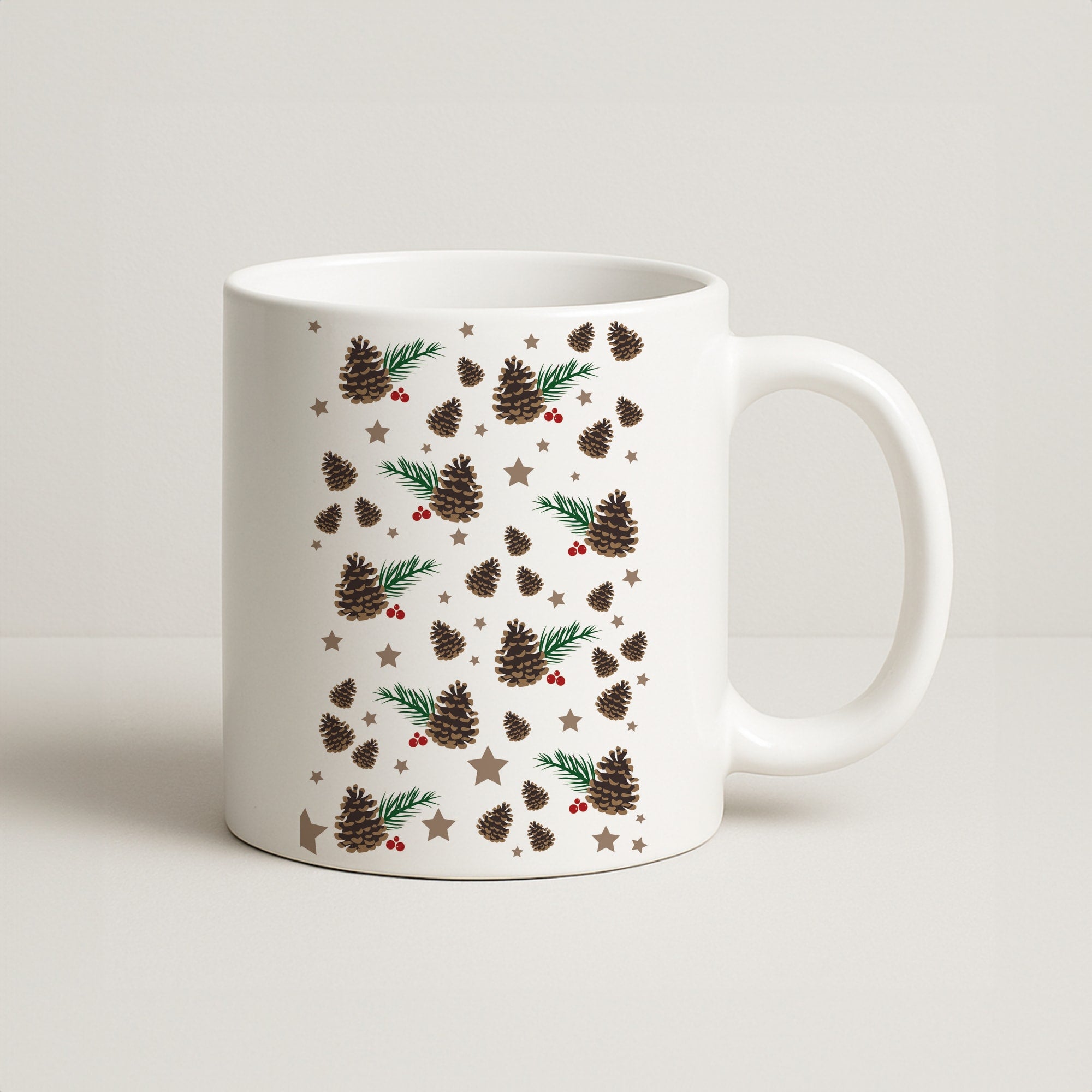 Acorn - Christmas Patterns Coffee Mug