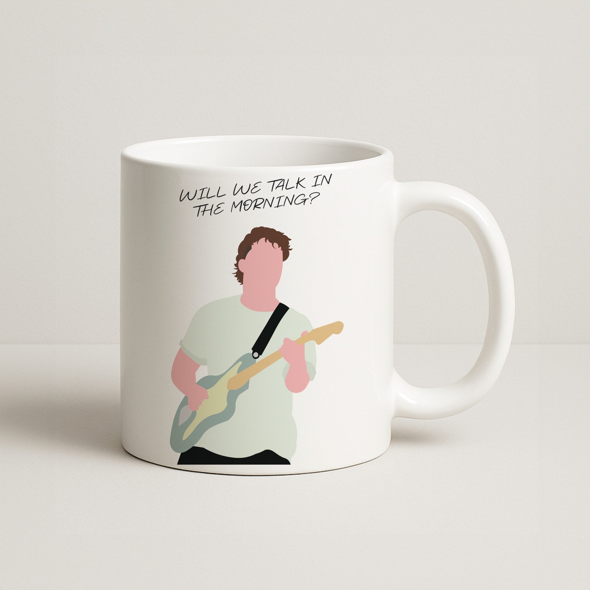 Will We Talk In The Morning Yellow Coffee Mug