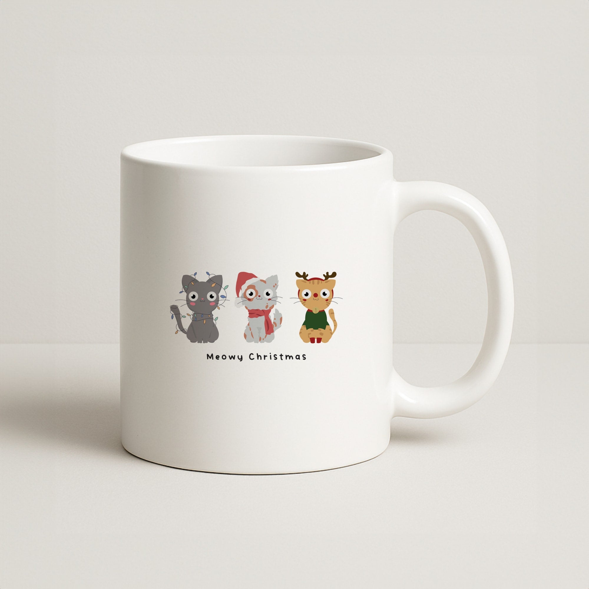 Meowy Christmas Coffee Mug