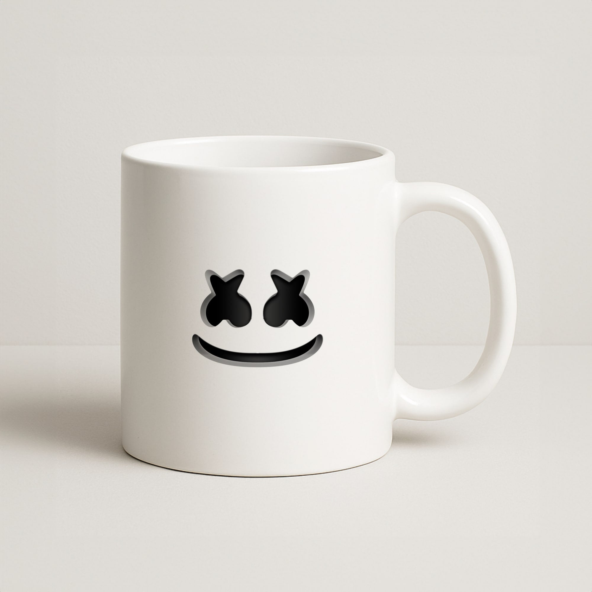 White Helmet DJ Helmet Coffee Mug