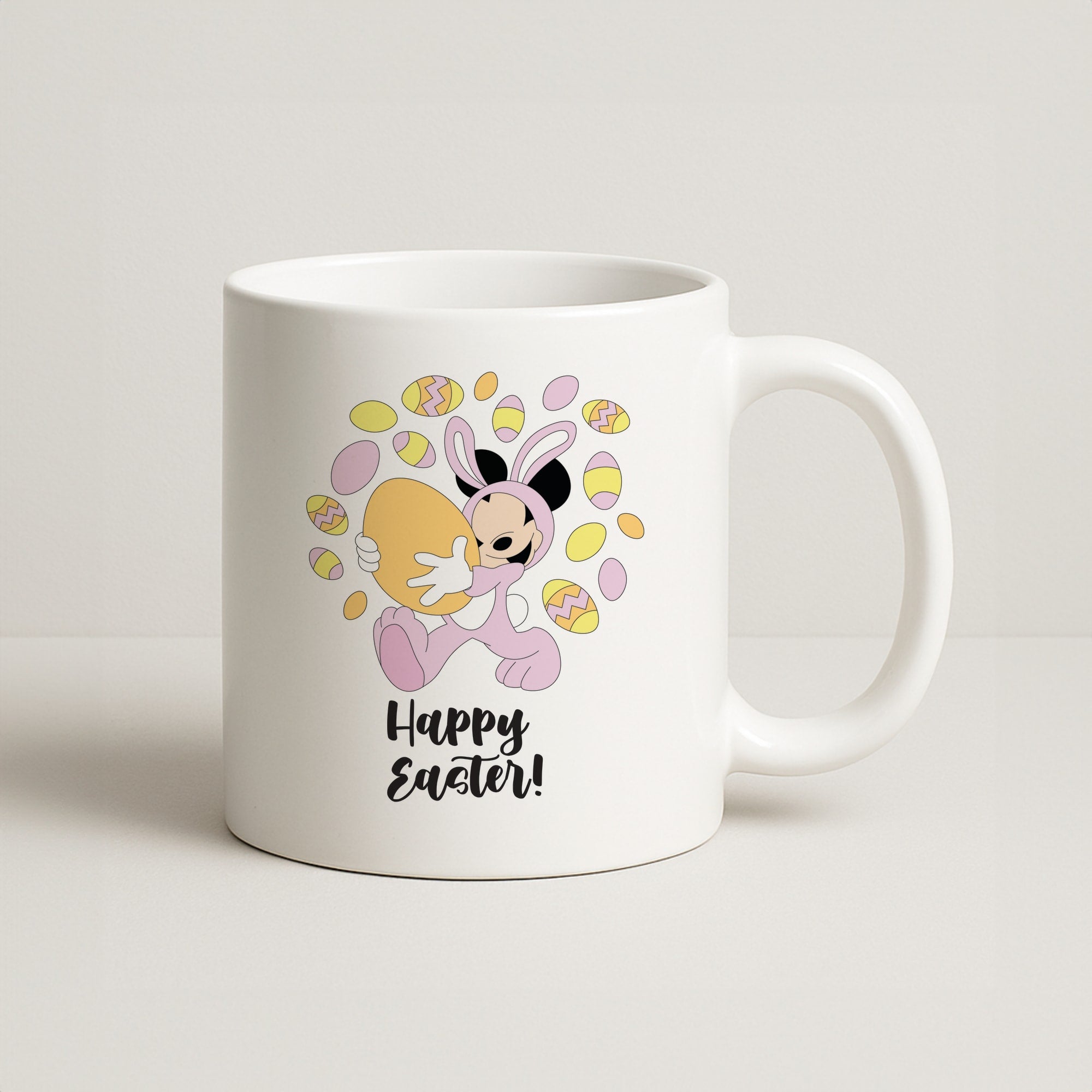 Happy Easter Pink Coffee Mug