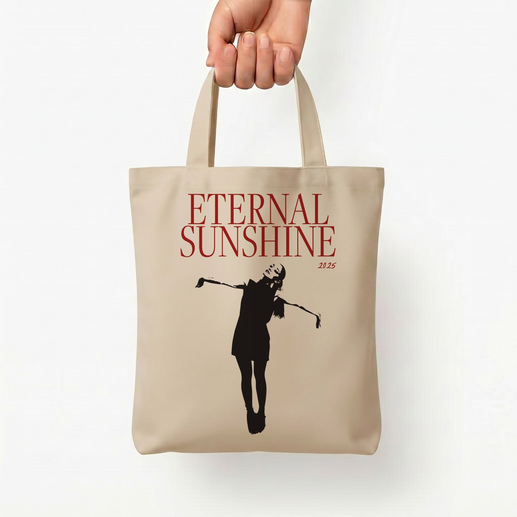 Red Sunshine 2025 Tote Bag — Natural / Small