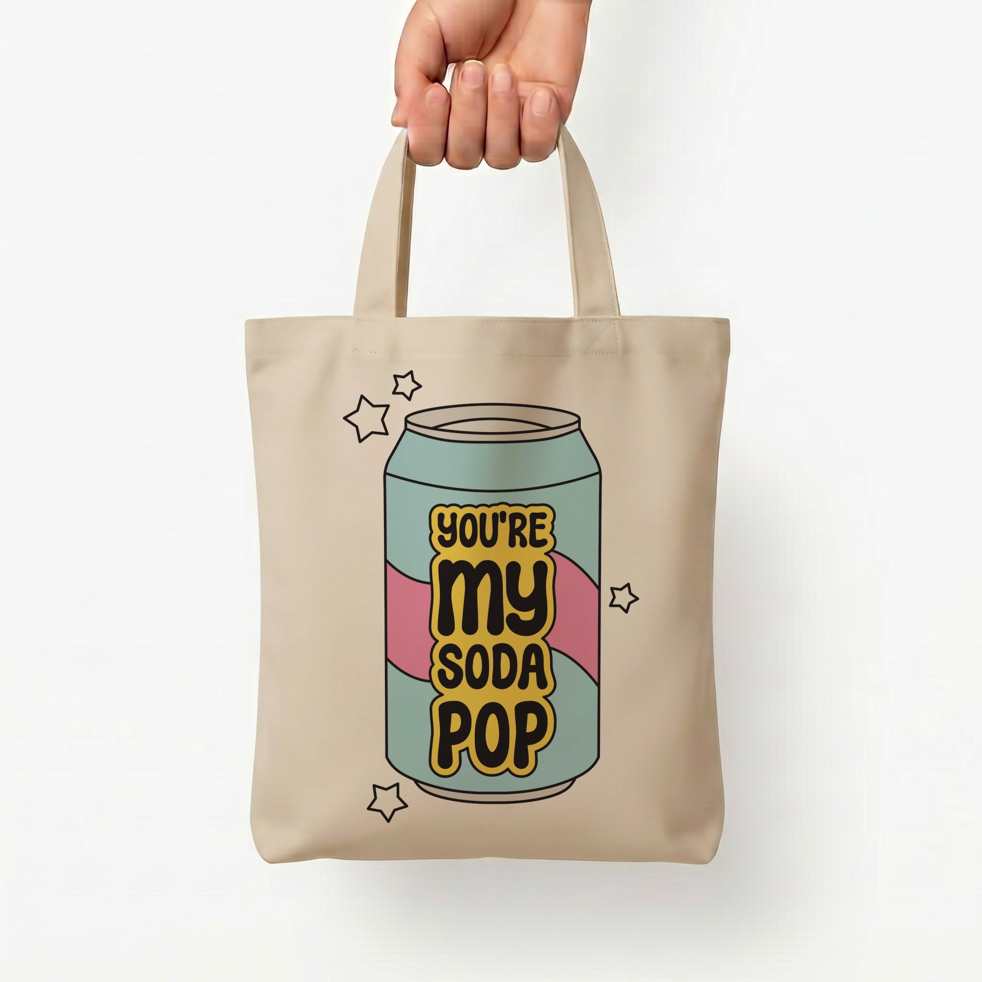 My Soda Can Tote Bag — Natural / Small